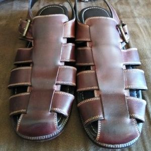 Cole Hann Country Leather Fisherman Sandals